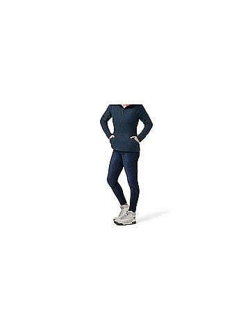 Smartwool Women's Hudson Trail Fleece Top in Anorak Twilight Blue (view 2)
