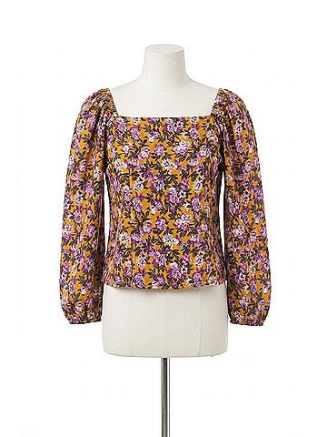 Baum Und Pferdgarten Printed Statement Top in Multicolor (view 1)