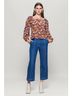 Baum Und Pferdgarten Floral Purple Printed Statement Top in Multicolor Size 6 - photo 2