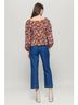 Baum Und Pferdgarten Floral Purple Printed Statement Top in Multicolor Size 6 - photo 3