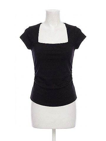 Fifteen Twenty Lorna Cap Sleeve Top in Black (view 1)