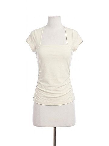 Fifteen Twenty Lorna Cap Sleeve Top in Ecru (view 1)