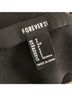 Forever 21 Solid Black Faux Leather Jacket Size S - photo 4