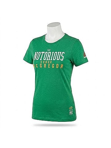 Reebok Women's Conor Nickname Tee in Bas Green (view 1)