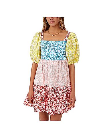 Oliphant Canary Multi Mini Bubble Dress Casual Dress (view 1)