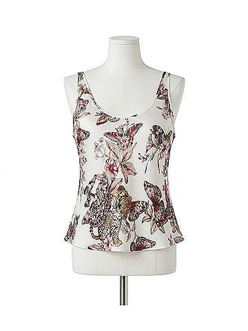 L'Agence Women's Eddie Tank Top in White (view 1)