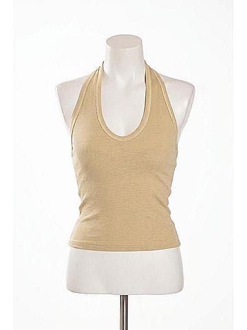 Enza Costa Silk Rib U Halter Top in Beach Glass (view 1)