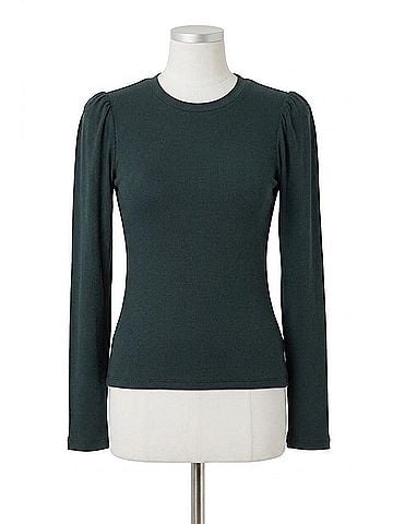 LA Made Kaleo Top in Pine Green (view 1)