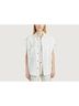 IRO White Rua Sleeveless Jacket in White Size 6 - photo 2
