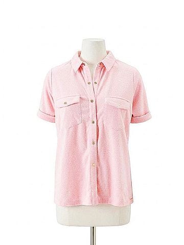 Melissa Odabash Women's Tori Shirt in Rose (view 1)