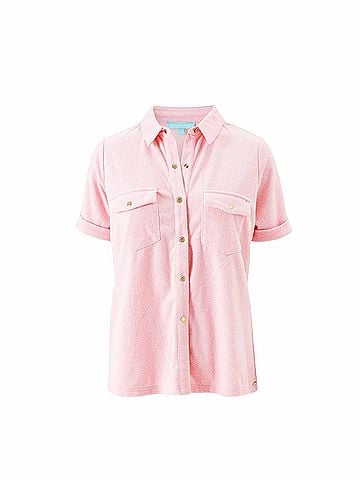 Melissa Odabash Women's Tori Shirt in Rose (view 2)