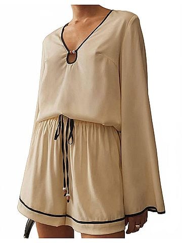 Sancia Lawton Top in Beige (view 2)