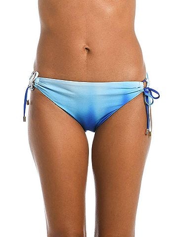 La Blanca Ocean Oasis Hipster Swim Bottoms in Blue (view 2)