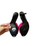 Charles Jourdan Pink Black Heels Size 6 - photo 6