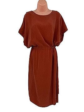 7115 By Szeki Dolman Sleeve Drawstring Midi Dress Casual Dress (view 1)