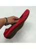 ABEO 100% Leather Solid Red Flats Size Narrow - photo 5