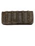 Tory Burch 100% Leather Solid Gray Brown Leather Clutch One size - photo 2