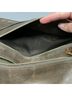 Tory Burch 100% Leather Solid Gray Brown Leather Clutch One size - photo 11