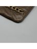 Tory Burch 100% Leather Solid Gray Brown Leather Clutch One size - photo 6