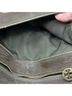 Tory Burch 100% Leather Solid Gray Brown Leather Clutch One size - photo 5