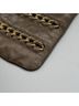 Tory Burch 100% Leather Solid Gray Brown Leather Clutch One size - photo 9