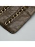 Tory Burch 100% Leather Solid Gray Brown Leather Clutch One size - photo 10