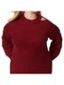 Jessica Simpson Maternity Solid Burgundy Pullover Sweater Size M - photo 1