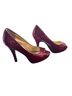 Candie's Red Heels Size 7 1/2 - photo 1