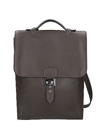 Hermès HERMES Hermes ?F stamp Sac à Dépêches DPLG Fjord Shoulder Bag Khaki Silver Hardware Men's (view 1)