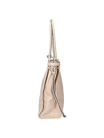 Prada PRADA 1BA439 Bonnie Extra Large Nappa Leather Handbag with Strap - Travertine Women's (view 2)