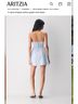 Aritzia Stripes Blue Cocktail Dress Size 10 - photo 3