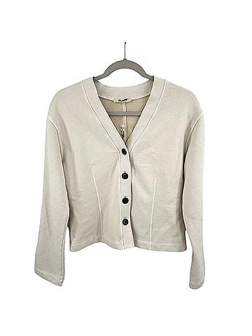 Madewell Darted Cardigan Sweatshirt Cardigan (view 1)