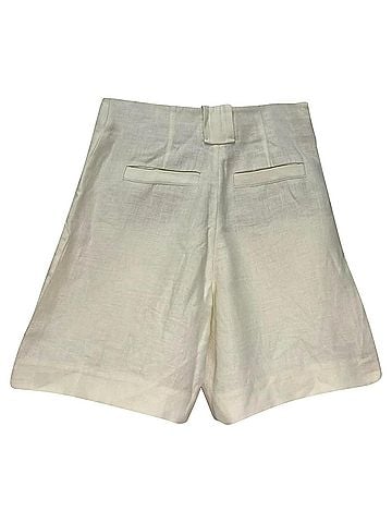 Loro Piana Loro Piana Shorts in Beige Linen (view 2)
