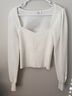 Aritzia Graphic White Ivory Pullover Sweater Size M - photo 4