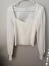 Aritzia Graphic White Ivory Pullover Sweater Size M - photo 5