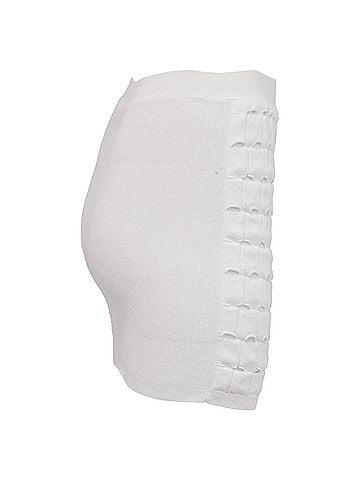 IRO Iro Mini Skirt in White Cotton (view 2)