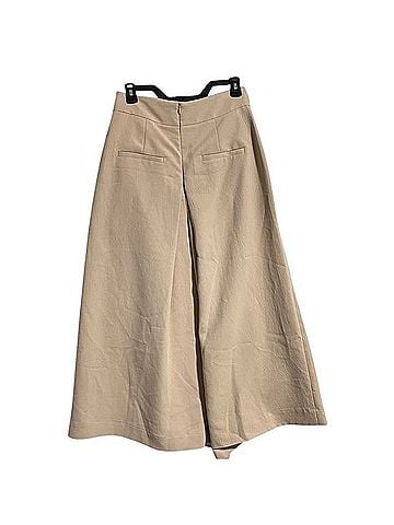 Tibi High Rise Pleated Wide Leg Culottes Casual Pants (view 2)