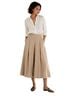 Tibi 100% Polyester Tan Casual Pants Size 4 - photo 1