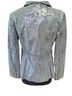Tory Burch 100% Leather Silver Leather Jacket Size 8 - photo 2