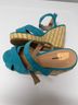 Monsoon Teal Wedges Size 8 1/2 - photo 3