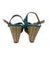 Monsoon Teal Wedges Size 8 1/2 - photo 2