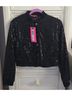 Betsey Johnson Glitterati Bomber Jacket - photo 7