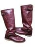 FRYE 100% Leather Burgundy Boots Size 9 1/2 - photo 7
