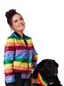 Alice + Olivia Stripes Purple Orange Jacket Size XS - photo 2