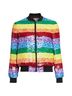Alice + Olivia Stripes Purple Orange Jacket Size XS - photo 1