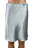Aritzia 100% Acetate Blue Silk Skirt Size 10 - photo 1