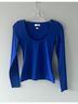 Aritzia Blue Long Sleeve Top Size S - photo 4