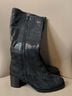 Ross & Snow 100% Leather Camo Black Boots Size 10 - photo 7
