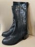 Ross & Snow 100% Leather Camo Black Boots Size 10 - photo 8