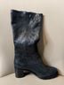 Ross & Snow 100% Leather Camo Black Boots Size 10 - photo 10